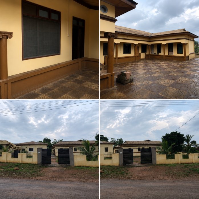 The Dwamena family compound, Amanokrom, 2026.
