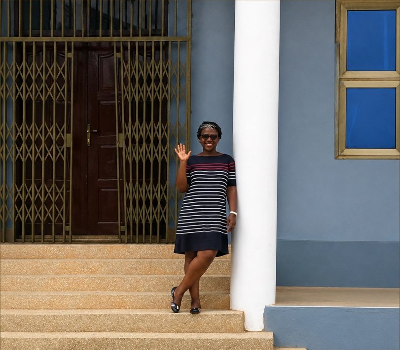 At Amanokrom Presbyterian Church, August 2017.