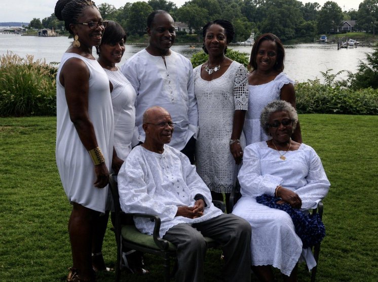 The Colecraft family at a golden jubilee celebration, 2014.