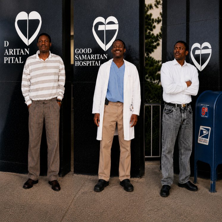 Ghanaian residents at Good Samaritan Hospital, Baltimore.