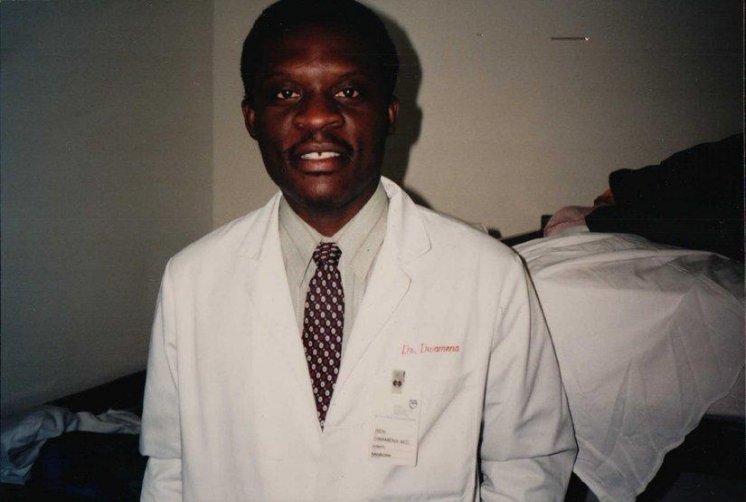 A young physician before the 1998 accident.